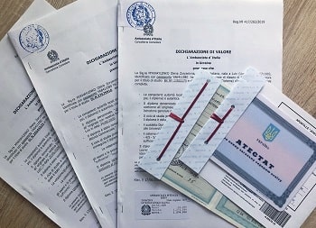 Легализация документов для Италии